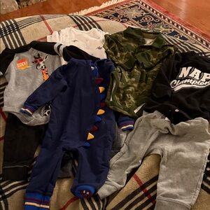 Blue Dinosaur Kids One Piece